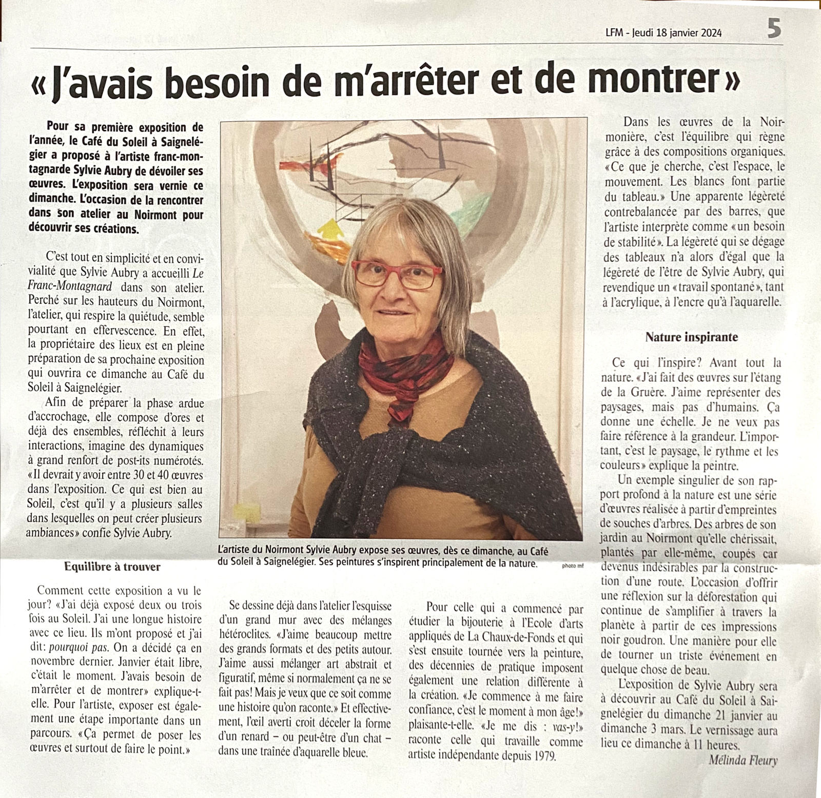 Sylvie Aubry - 2024_article_melinda_fleury